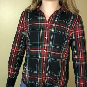 J.Crew Plaid Button Up